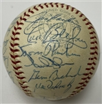 Baltimore Orioles 1967 Team Signed Baseball Beckett