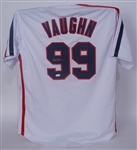 Charlie Sheen Autographed Ricky Vaughn "Major League" Jersey JSA