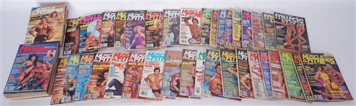 Collection of 1980-1987 Muscle & Fitness Magazines w/ Complete Year Sets