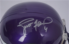 Brett Favre Autographed Minnesota Vikings Full Size Helmet