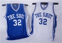Lot of 2 Christian Laettner Autographed Duke Replica Jerseys JSA