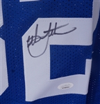 Lot of 2 Christian Laettner Autographed Duke Replica Jerseys JSA