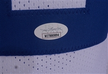 Lot of 2 Christian Laettner Autographed Duke Replica Jerseys JSA