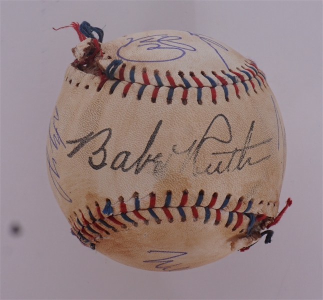 The Sandlot Cast Autographed Replica Baseball Beckett
