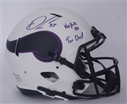 Dalvin Cook Autographed & Inscribed Minnesota Vikings Full Size Lunar Eclipse Authentic Helmet JSA