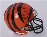 AJ Green Autographed Cincinnati Bengals Mini Helmet 