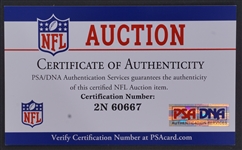 Drew Lock Autographed 2019 NFL Draft The Duke Football PSA/DNA
