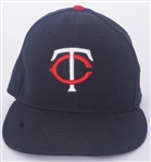 Rocco Baldelli 2019 Game Used Minnesota Twins Hat MLB