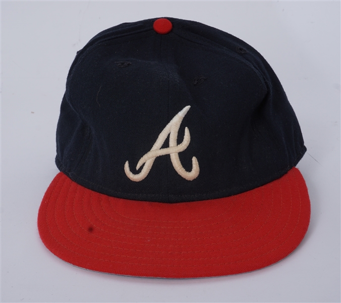 Graig Nettles 1987 Atlanta Braves Game Used Hat w/ Dave Miedema LOA