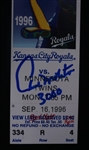 Lot of 10 Paul Molitor Autographed Authentic 3,000th Hit Tickets w/ Team Provenance