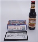 Lot of 3 Harmon Killebrew Autographed Items - Root Beer, Cookie Box, & Deposit Slip Beckett