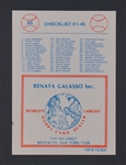 All-Star Game Autographed Galasso TCMA 1979 Card w/ Joe DiMaggio & Hank Greenberg JSA