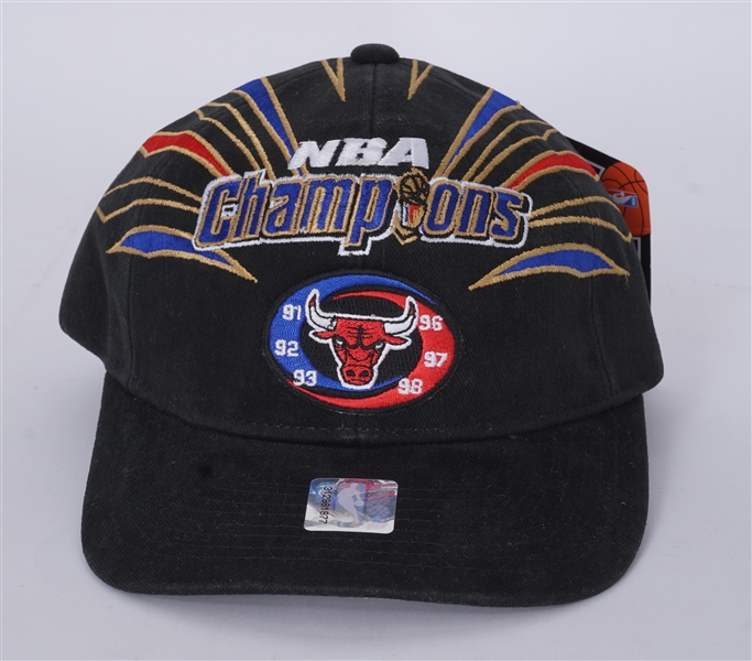 Chicago Bulls 91 92 93 96 97 98 NBA Champions Locker Room Basketball Hat