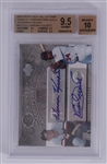 2005 Upper Deck HOF Signs Of Cooperstown Dual Autograph Silver LE #10/10 w/ Killebrew & Puckett BGS 9.5