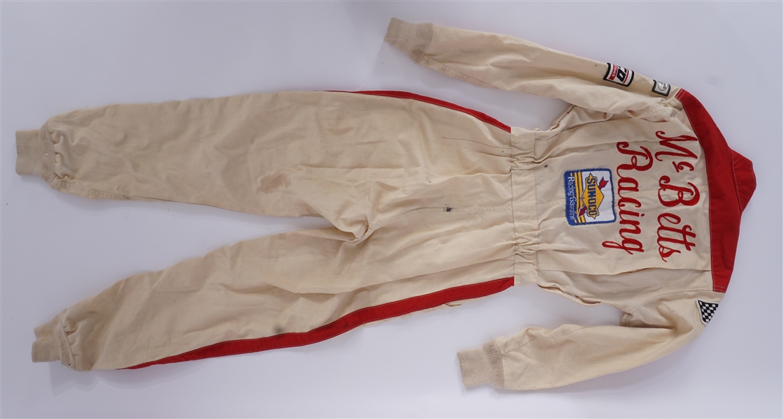 Vintage Patti Betts Female Racecar Driver Suit