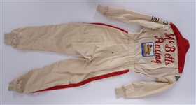 Vintage Patti Betts Female Racecar Driver Suit