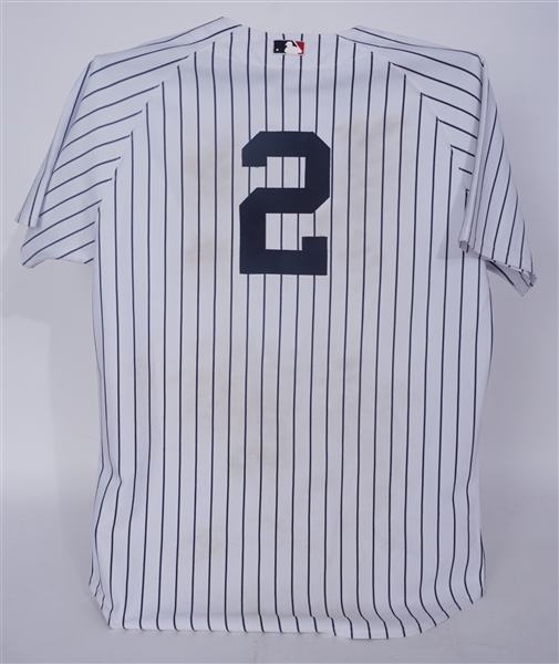 Derek Jeter 2005 New York Yankees Game Used Jersey w/ Dave Miedema LOA