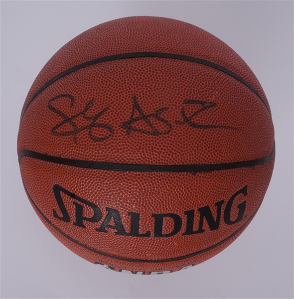 Shareef Abdur-Rahim Autographed Spalding NBA Basketball JSA
