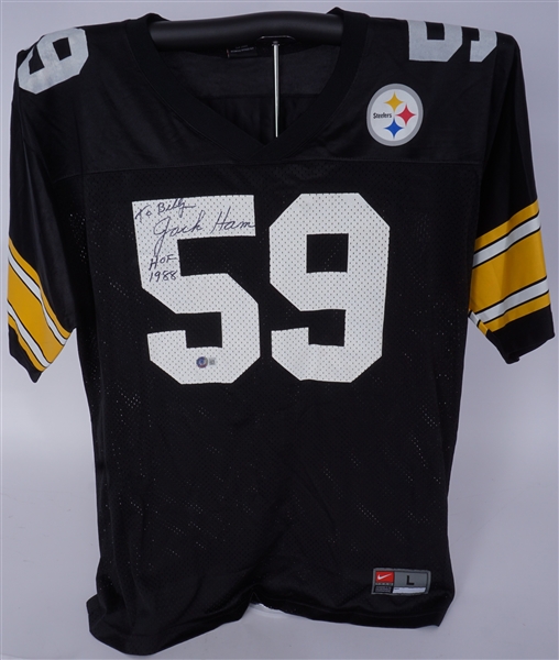 Jack Ham Autographed Pittsburgh Steelers Jersey Beckett