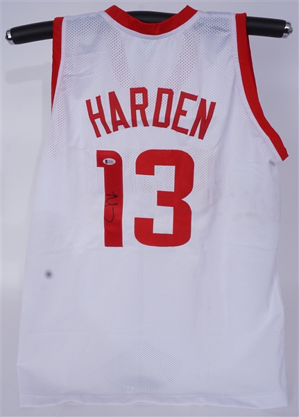 James Harden Autographed Houston Rockets Replica Jersey Beckett