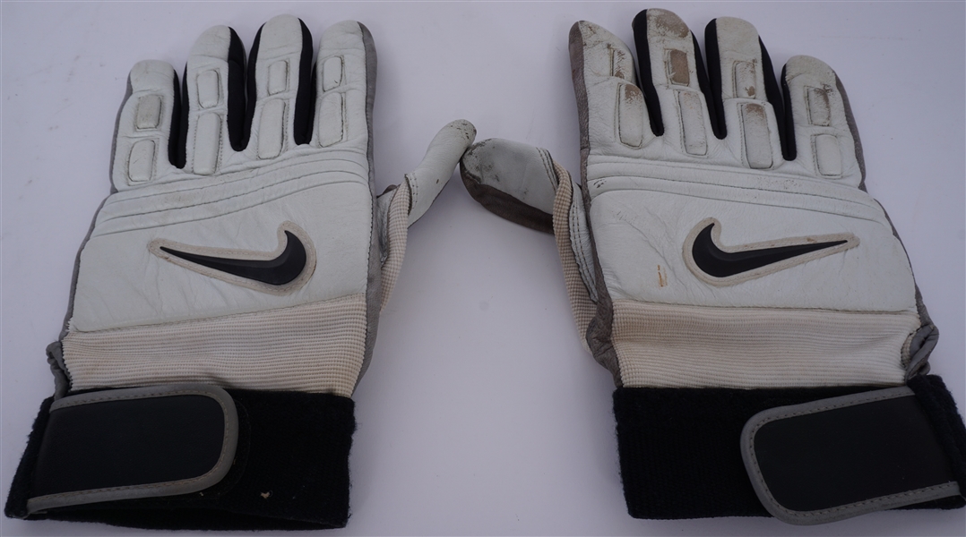 Game Used Nike Football Gloves