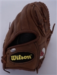 Kent Hrbek, Jeff Reardon, & Tom Brunansky Autographed Minnesota Twins Glove JSA