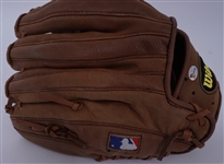 Kent Hrbek, Jeff Reardon, & Tom Brunansky Autographed Minnesota Twins Glove JSA