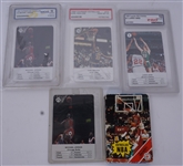 1988 Fournier NBA Estrellas Cards w/ 4 Michael Jordans