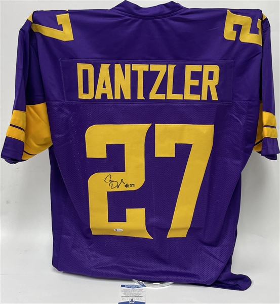 Cam Dantzler Autographed Minnesota Vikings Replica Jersey Beckett