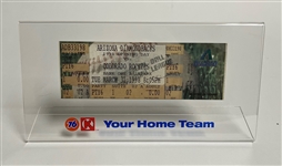 1998 Opening Day Arizona Diamondbacks vs. Colorado Rockies Ticket
