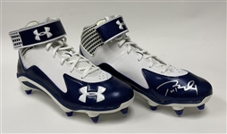 Tom Brady Autographed Under Armour Cleats TriStar