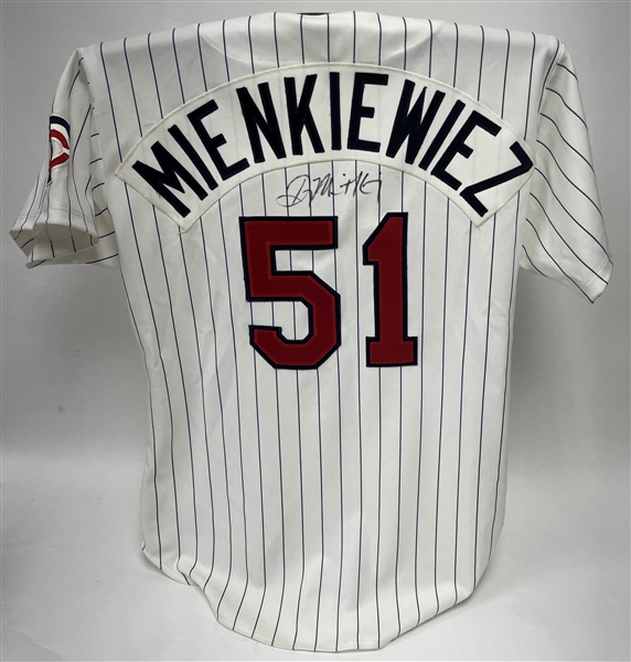 Doug Mientkiewicz 1998 Minnesota Twins Game Used & Autographed Jersey w/ Team Provenance