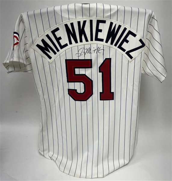 Doug Mientkiewicz 1998 Minnesota Twins Game Used & Autographed Jersey w/ Team Provenance