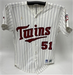 Doug Mientkiewicz 1998 Minnesota Twins Game Used & Autographed Jersey w/ Team Provenance