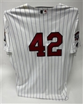 Justin Morneau 2009 Minnesota Twins Game Used & Autographed Jackie Robinson Day Jersey MLB