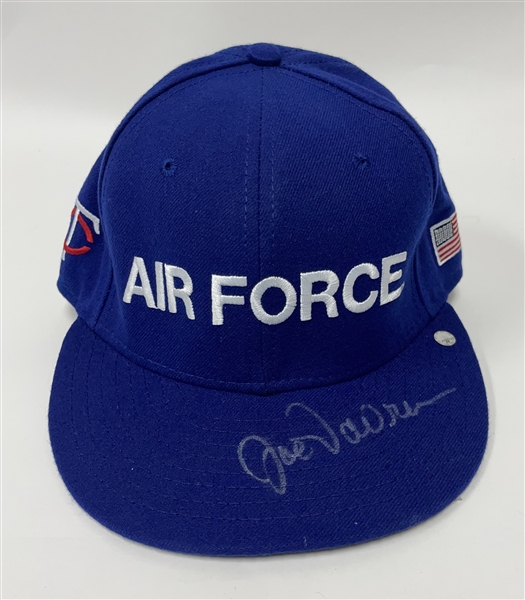 Joe Vavra 2007 Minnesota Twins Game Used & Autographed Air Force Hat MLB