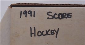 Box of 1991 NHL Score Hockey Cards