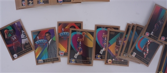 Large Collection of 1990 Skybox Basketball Cards