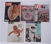 Lot of 1960, 70, 80, & 90 Life Magazines