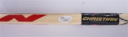 Dave & Billy Christian Autographed Team USA Hockey Stick JSA