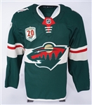 Kirill Kaprizov 2020-21 Minnesota Wild Game Used Rookie Playoff Jersey Acquired From the Wild w/ Team Provenance