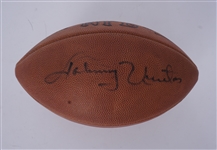 Johnny Unitas Baltimore Colts Autographed NFL Football JSA