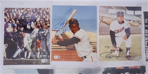 Lot of 10 Autographed & Inscribed 8x10 NFL & MLB Photos Beckett