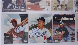 Lot of 10 Autographed & Inscribed 8x10 NFL & MLB Photos Beckett