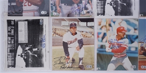 Lot of 12 Autographed & Inscribed 8x10 NFL & MLB Photos Beckett