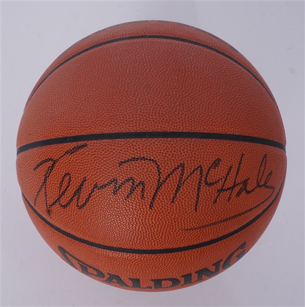 Kevin McHale Autographed Spalding NBA Basketball Beckett