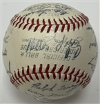 1961 New York Yankees Facsimile Stamped Baseball