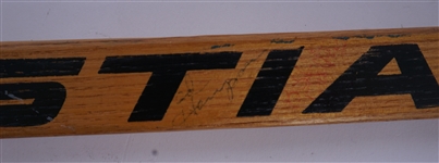 Gerry Odrowski Game Used & Team Signed Minnesota Fighting Saints Hockey Stick