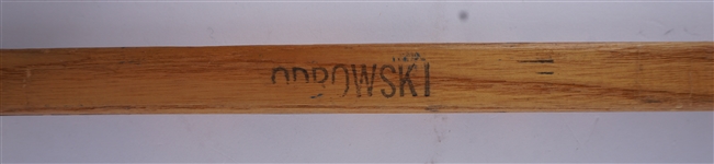 Gerry Odrowski Game Used & Team Signed Minnesota Fighting Saints Hockey Stick