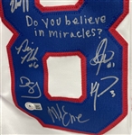 1980 USA Hockey Miracle Team Signed & Inscribed Custom Jersey w/ 19 Signatures Beckett